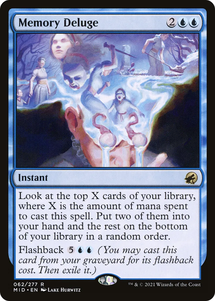 Déluge de réminiscences — Innistrad: Midnight Hunt — Magic: The Gathering