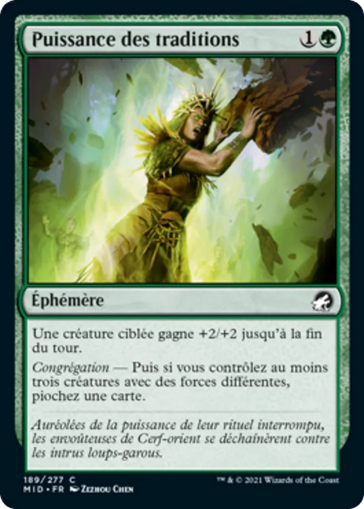 Puissance des traditions — Innistrad: Midnight Hunt — Magic: The Gathering