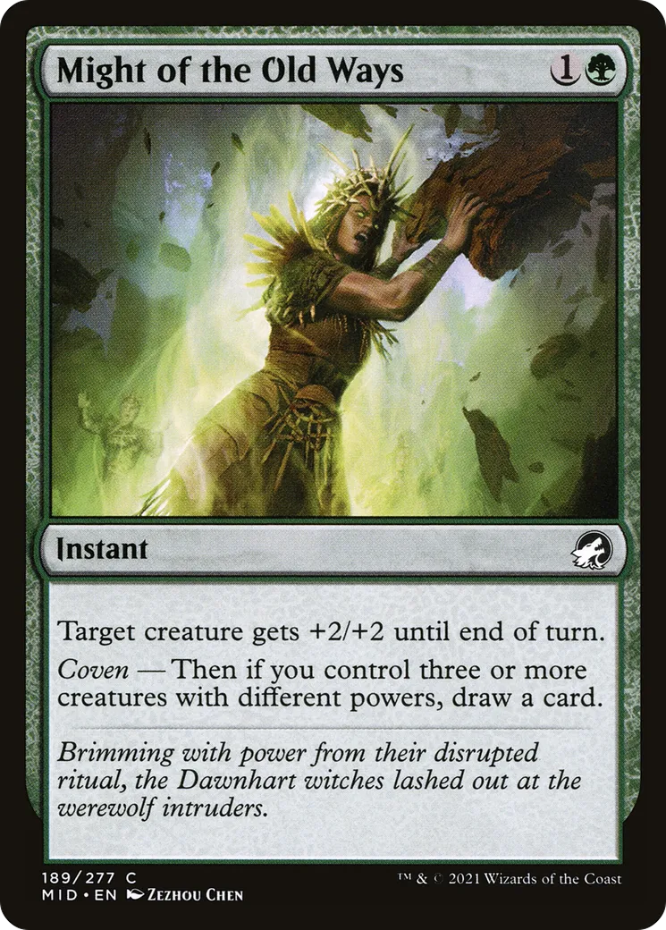 Might of the Old Ways — Innistrad: Midnight Hunt — Magic: The Gathering
