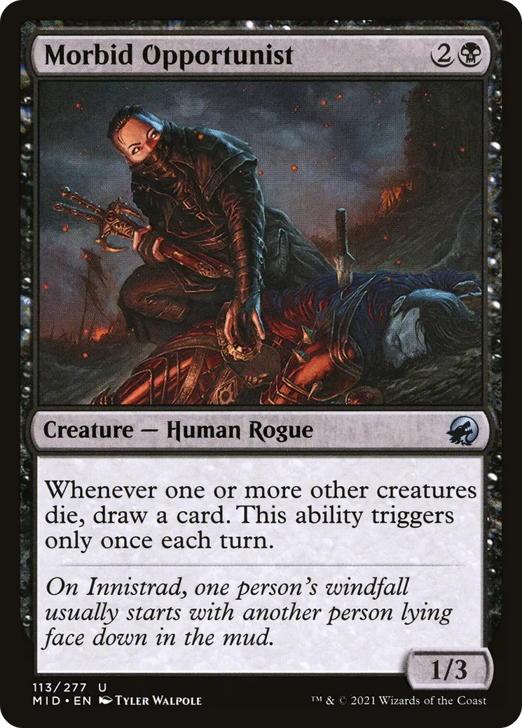 Morbid Opportunist — Innistrad: Midnight Hunt — Magic: The Gathering