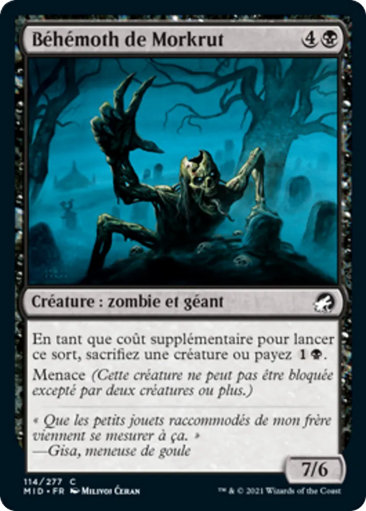 Béhémoth de Morkrut — Innistrad: Midnight Hunt — Magic: The Gathering