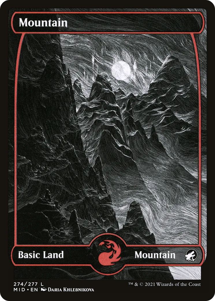 Mountain — Innistrad: Midnight Hunt — Magic: The Gathering