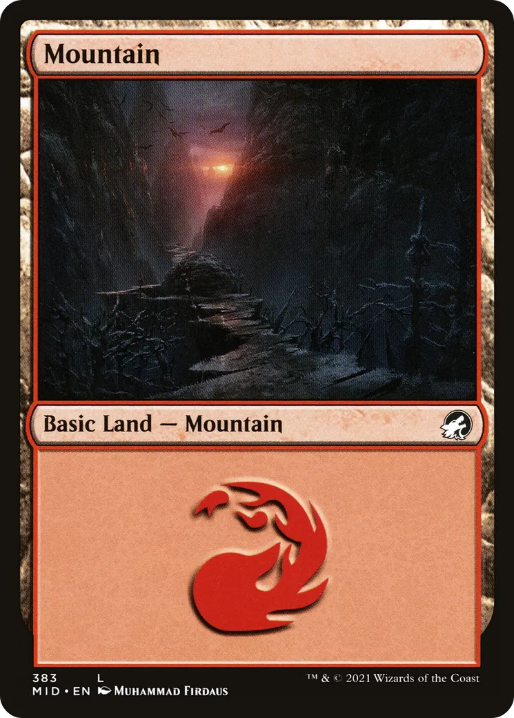 Mountain — Innistrad: Midnight Hunt — Magic: The Gathering