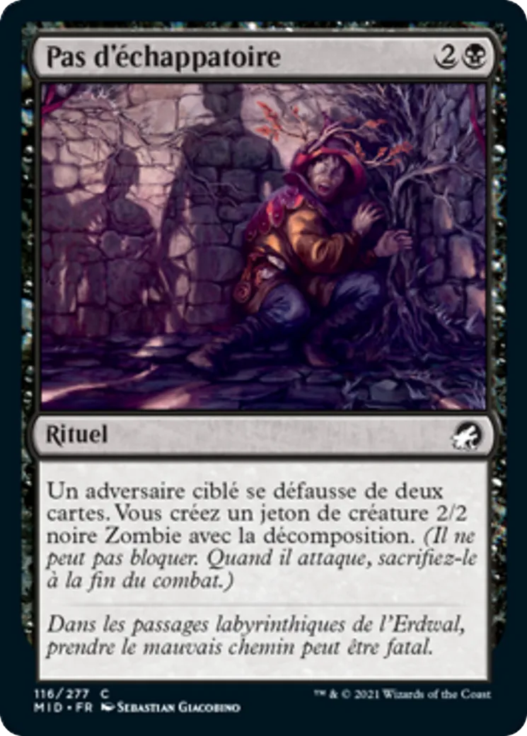 Pas d'échappatoire — Innistrad: Midnight Hunt — Magic: The Gathering