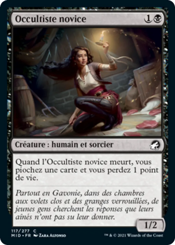 Occultiste novice — Innistrad: Midnight Hunt — Magic: The Gathering