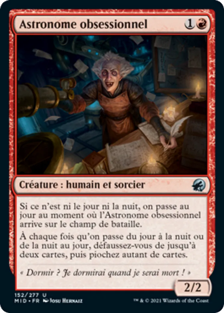 Astronome obsessionnel — Innistrad: Midnight Hunt — Magic: The Gathering