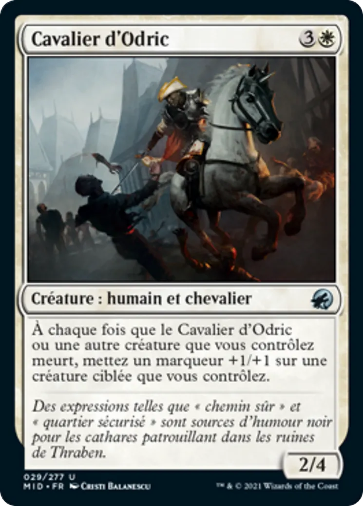 Cavalier d'Odric — Innistrad: Midnight Hunt — Magic: The Gathering