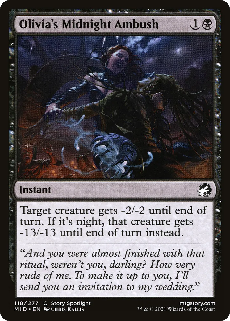 Olivia's Midnight Ambush — Innistrad: Midnight Hunt — Magic: The Gathering