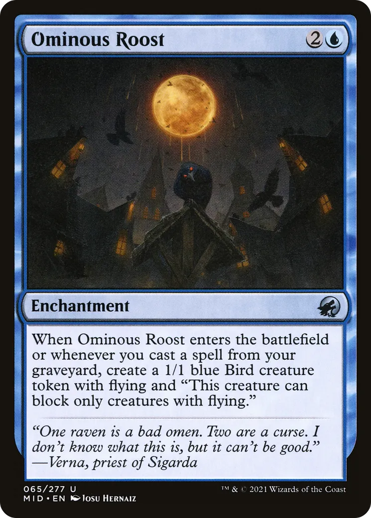 Perchoir comminatoire — Innistrad: Midnight Hunt — Magic: The Gathering
