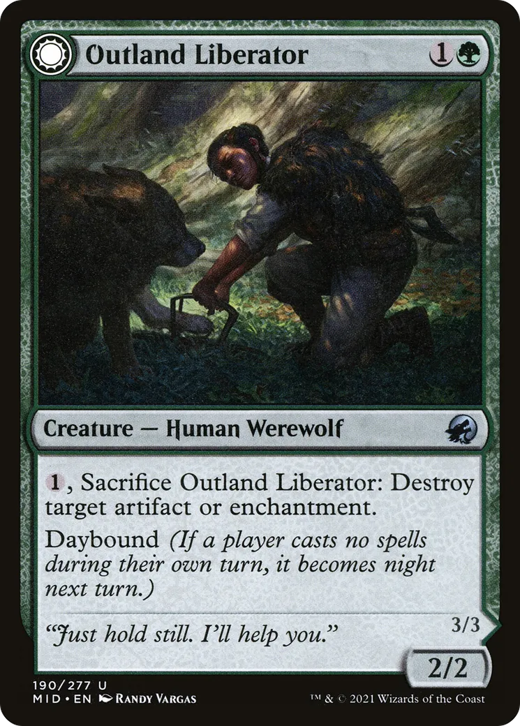 Outland Liberator // Frenzied Trapbreaker — Innistrad: Midnight Hunt — Magic: The Gathering