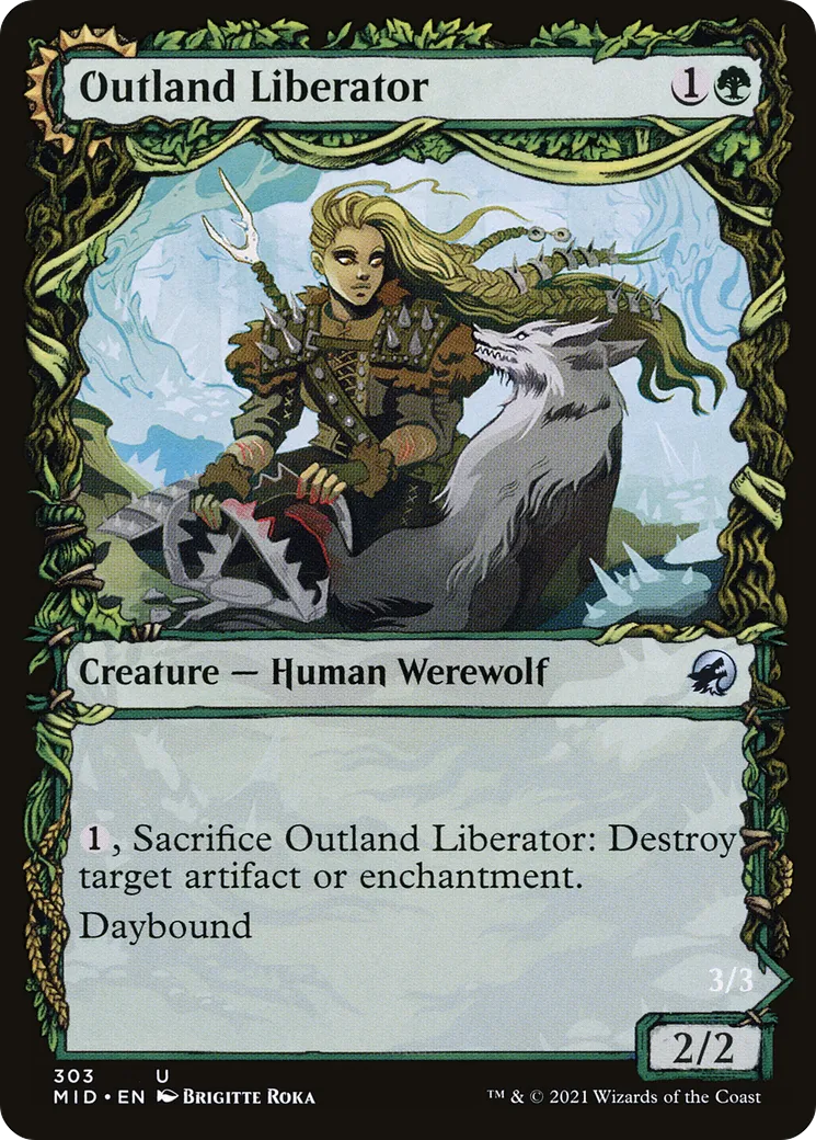 Outland Liberator // Frenzied Trapbreaker — Innistrad: Midnight Hunt — Magic: The Gathering