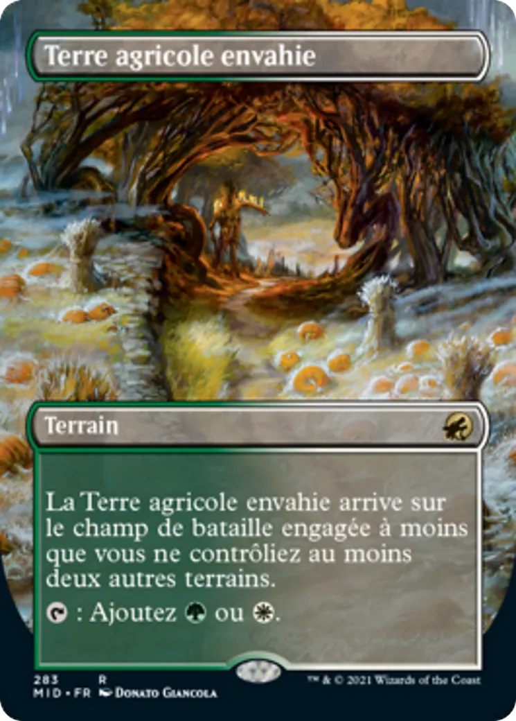 Terre agricole envahie — Innistrad: Midnight Hunt — Magic: The Gathering