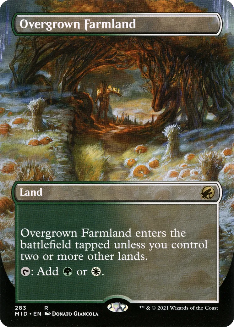 Overgrown Farmland — Innistrad: Midnight Hunt — Magic: The Gathering