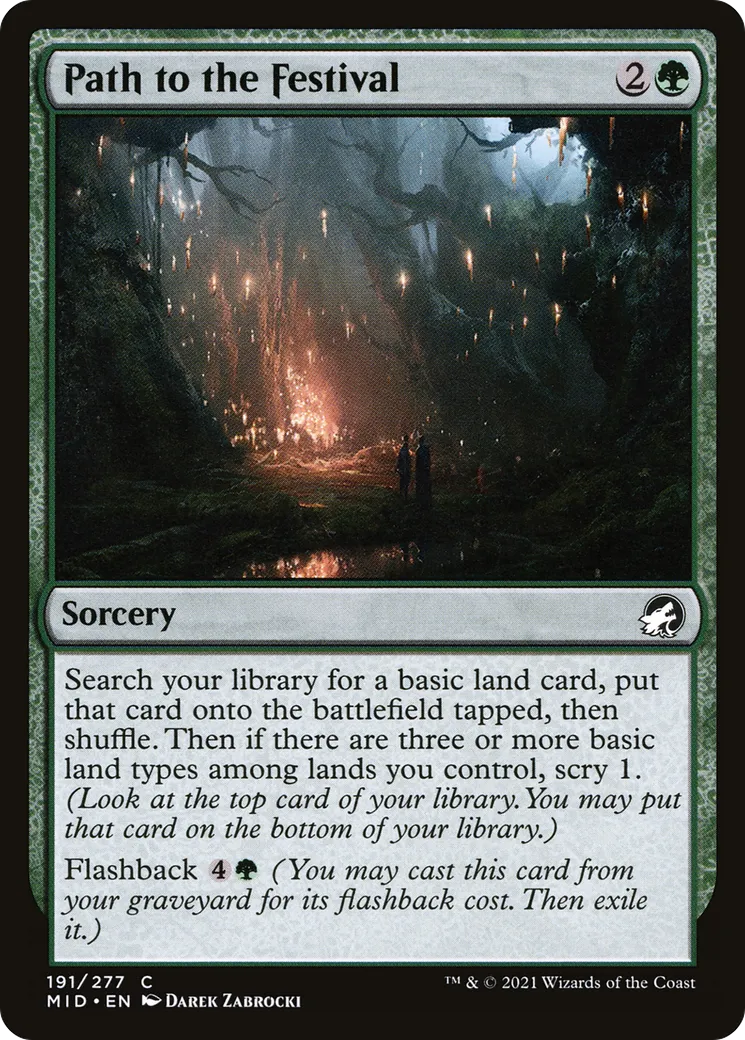 Path to the Festival — Innistrad: Midnight Hunt — Magic: The Gathering