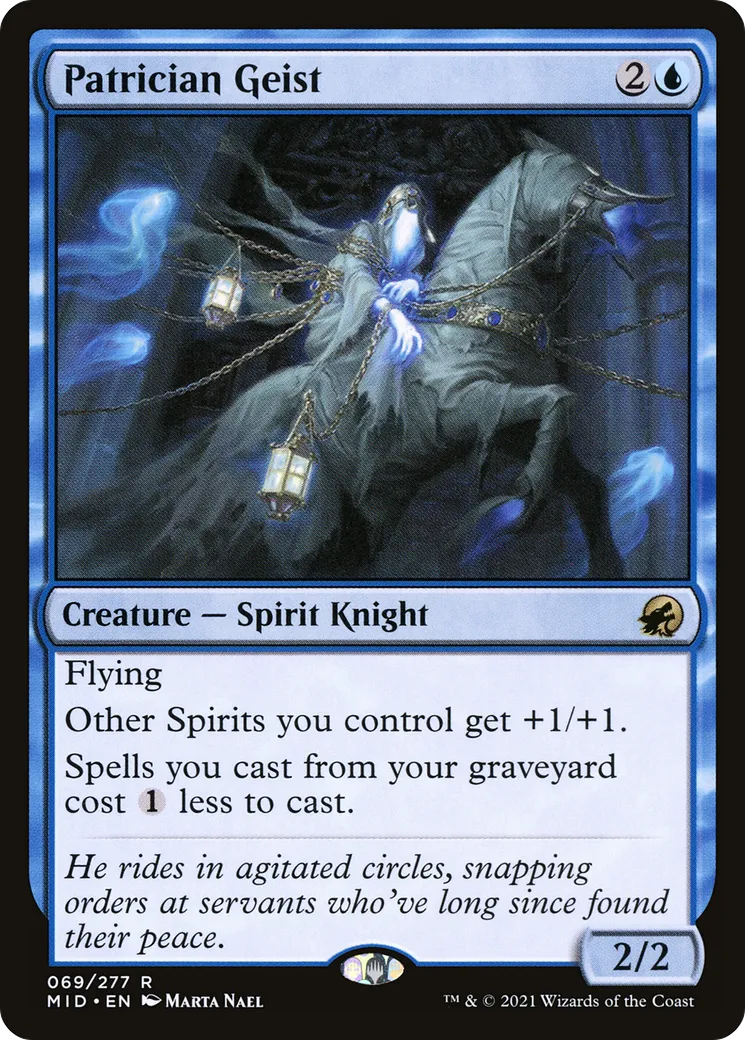 Geist patricien — Innistrad: Midnight Hunt — Magic: The Gathering