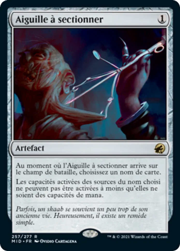 Aiguille à sectionner — Innistrad: Midnight Hunt — Magic: The Gathering