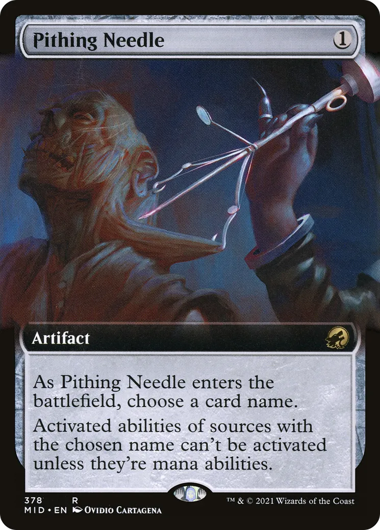 Pithing Needle — Innistrad: Midnight Hunt — Magic: The Gathering
