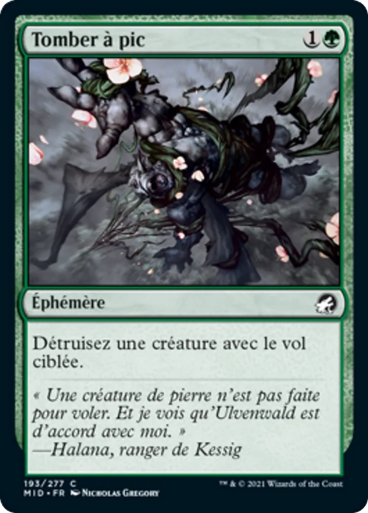Tomber à pic — Innistrad: Midnight Hunt — Magic: The Gathering