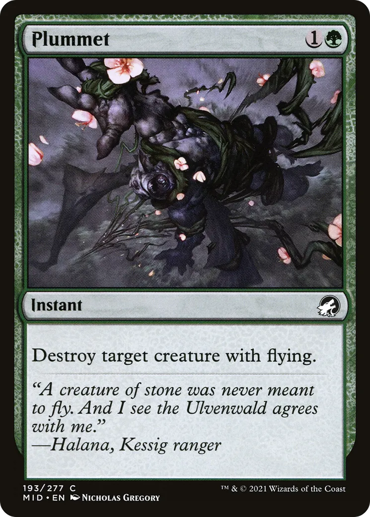 Plummet — Innistrad: Midnight Hunt — Magic: The Gathering