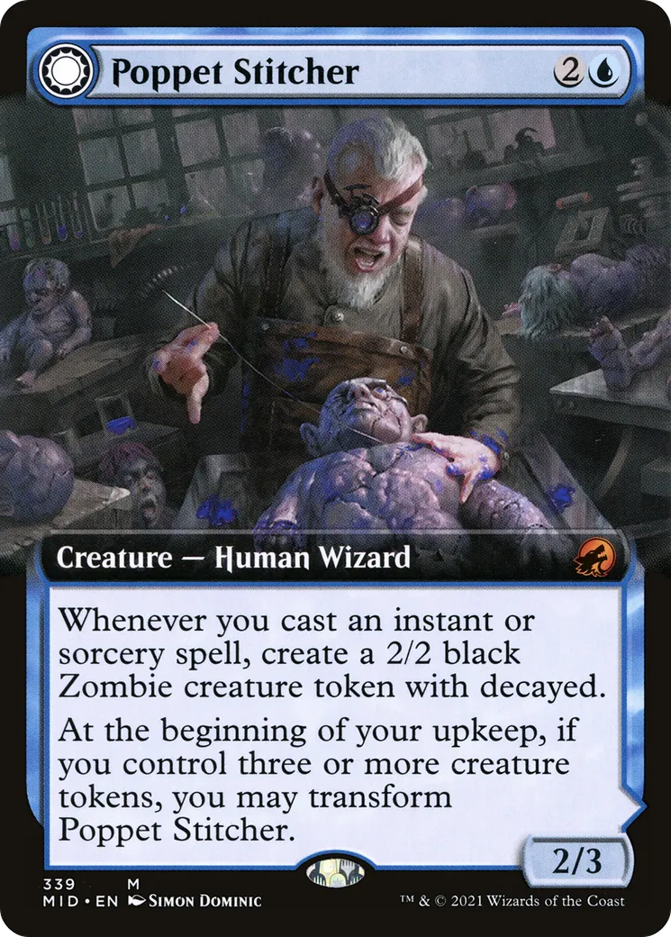 Poppet Stitcher // Poppet Factory — Innistrad: Midnight Hunt — Magic: The Gathering