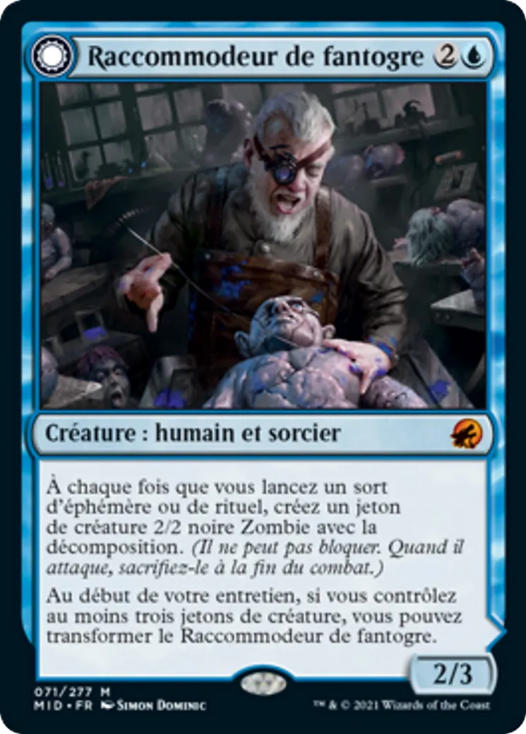Raccommodeur de fantogre // Usine de fantogres — Innistrad: Midnight Hunt — Magic: The Gathering