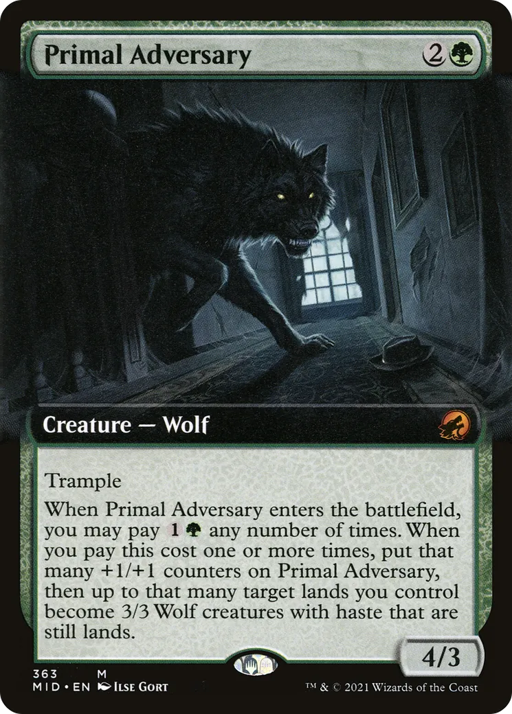 Primal Adversary — Innistrad: Midnight Hunt — Magic: The Gathering