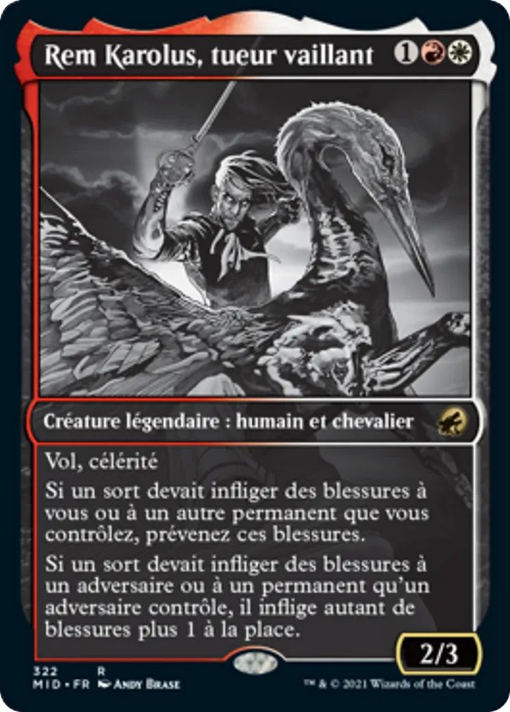 Rem Karolus, tueur vaillant — Innistrad: Midnight Hunt — Magic: The Gathering
