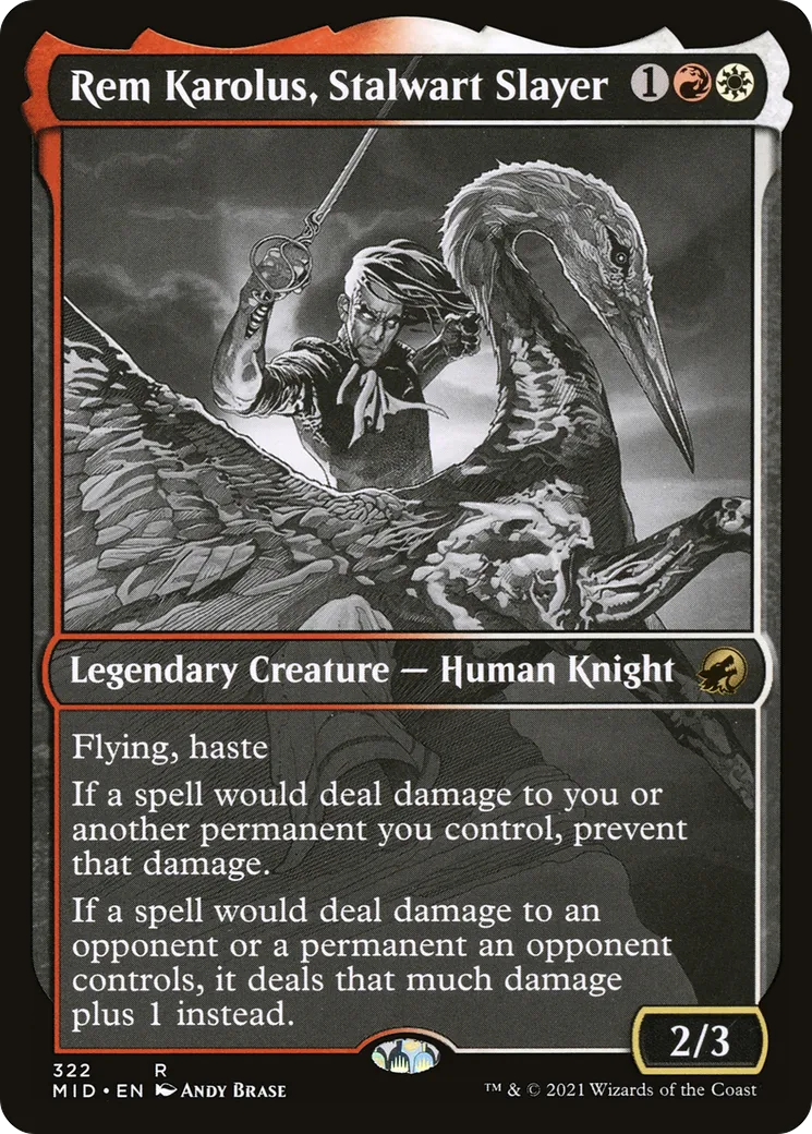 Rem Karolus, tueur vaillant — Innistrad: Midnight Hunt — Magic: The Gathering