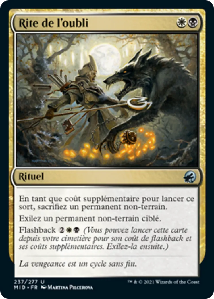 Rite de l'oubli — Innistrad: Midnight Hunt — Magic: The Gathering