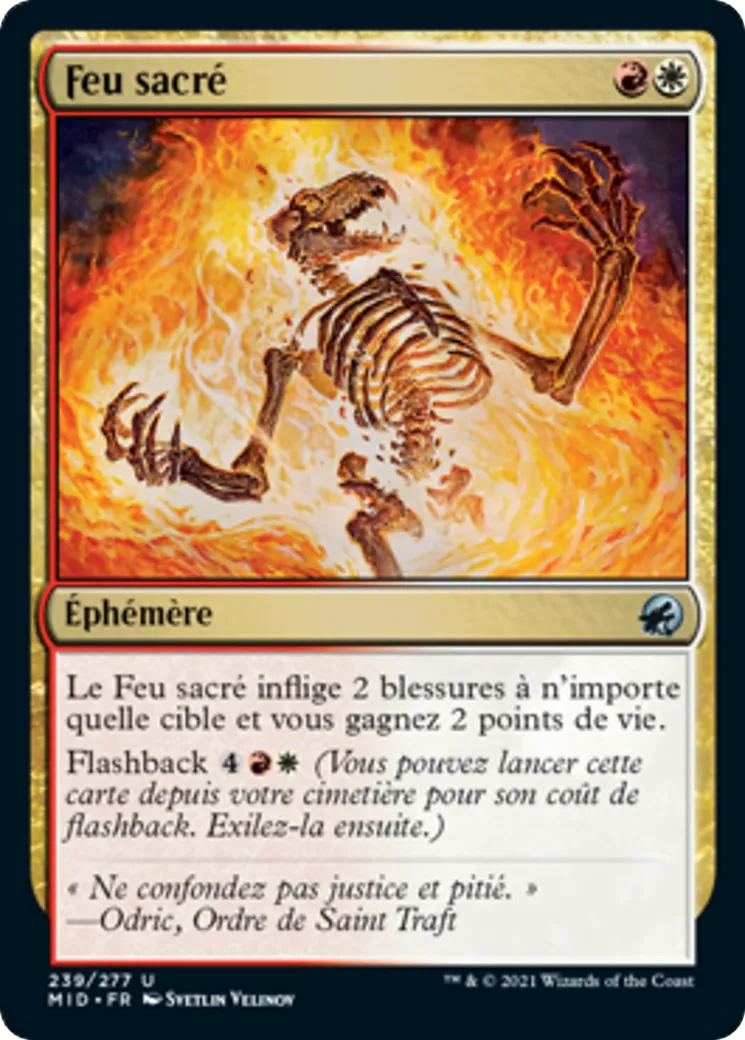 Feu sacré — Innistrad: Midnight Hunt — Magic: The Gathering