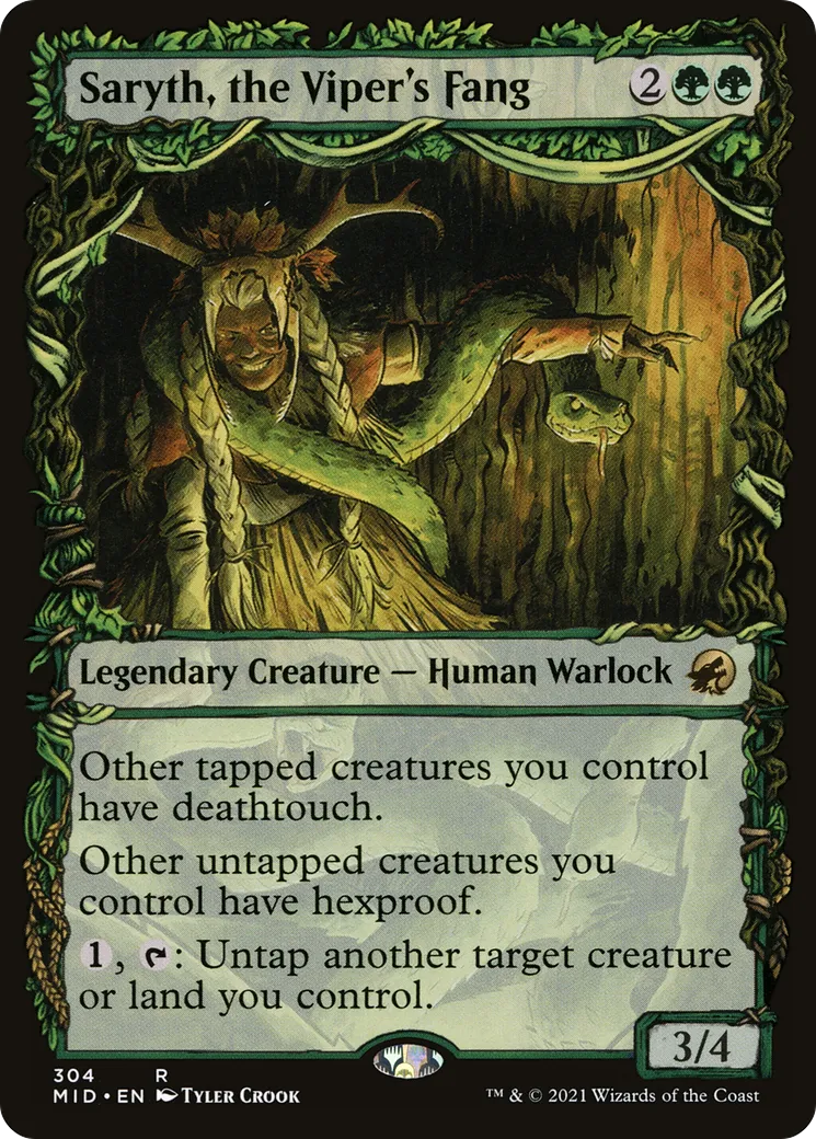 Saryth, the Viper's Fang — Innistrad: Midnight Hunt — Magic: The Gathering
