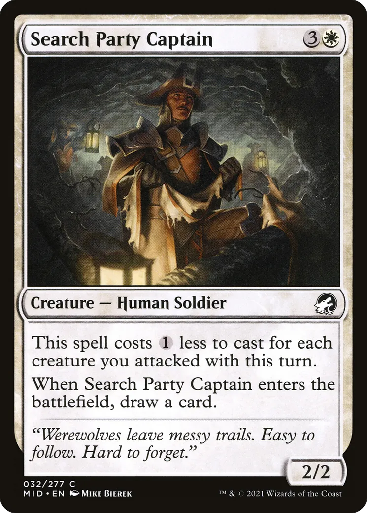 Capitaine de l'équipe de recherche — Innistrad: Midnight Hunt — Magic: The Gathering