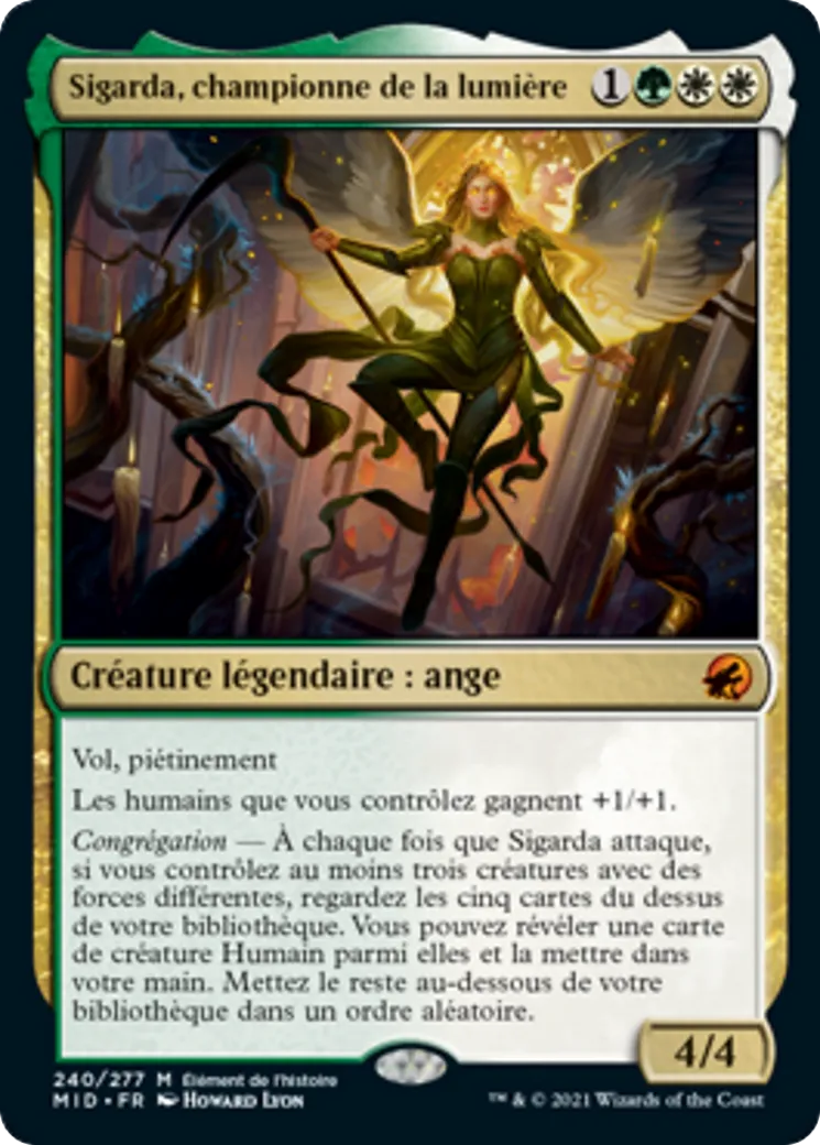 Sigarda, championne de la lumière — Innistrad: Midnight Hunt — Magic: The Gathering