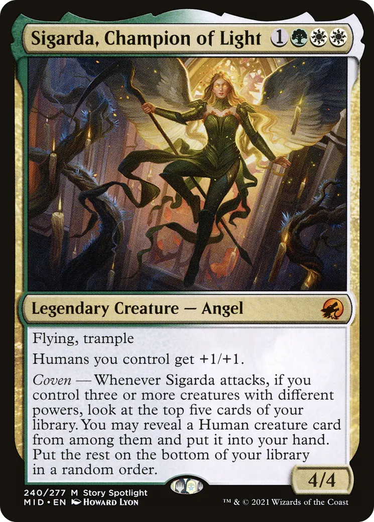 Sigarda, Champion of Light — Innistrad: Midnight Hunt — Magic: The Gathering