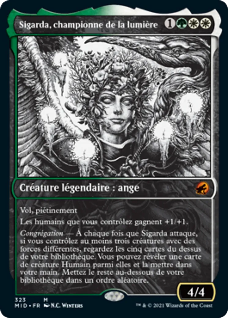 Sigarda, championne de la lumière — Innistrad: Midnight Hunt — Magic: The Gathering