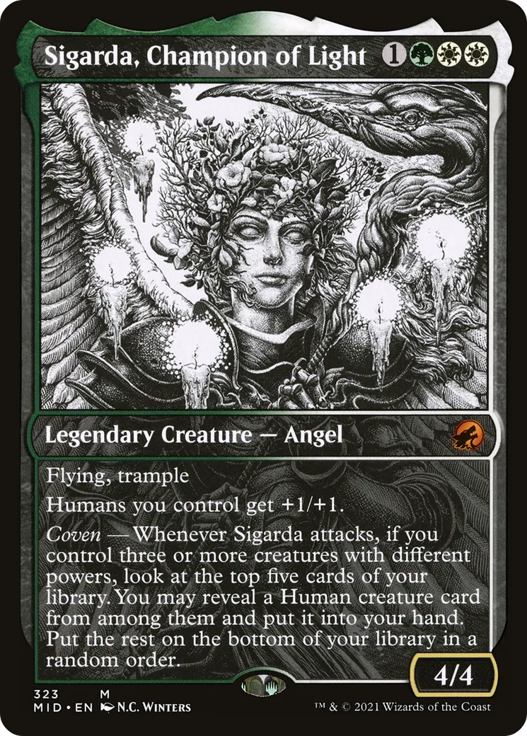 Sigarda, Champion of Light — Innistrad: Midnight Hunt — Magic: The Gathering