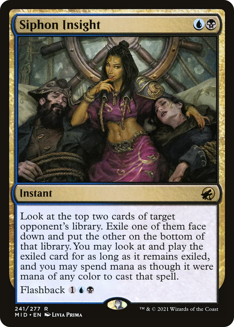 Perspicacité siphonnée — Innistrad: Midnight Hunt — Magic: The Gathering