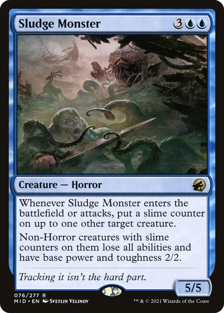 Sludge Monster — Innistrad: Midnight Hunt — Magic: The Gathering