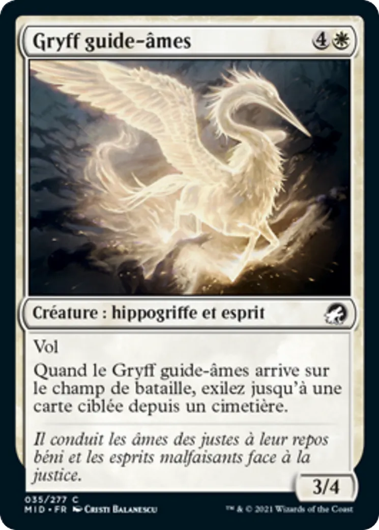 Gryff guide-âmes — Innistrad: Midnight Hunt — Magic: The Gathering
