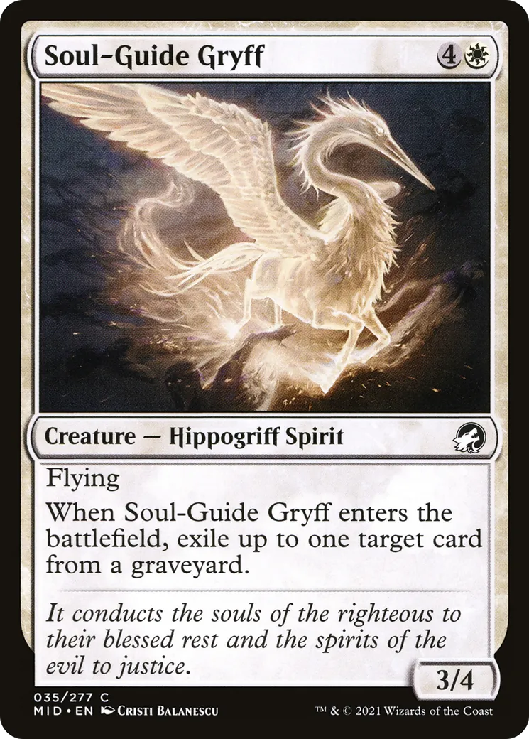 Soul-Guide Gryff — Innistrad: Midnight Hunt — Magic: The Gathering