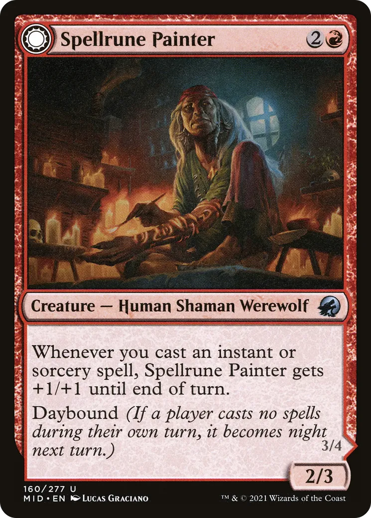 Spellrune Painter // Spellrune Howler — Innistrad: Midnight Hunt — Magic: The Gathering