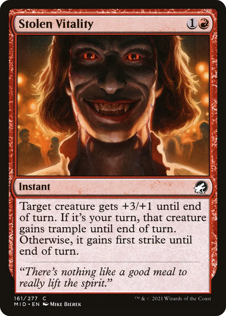 Stolen Vitality — Innistrad: Midnight Hunt — Magic: The Gathering