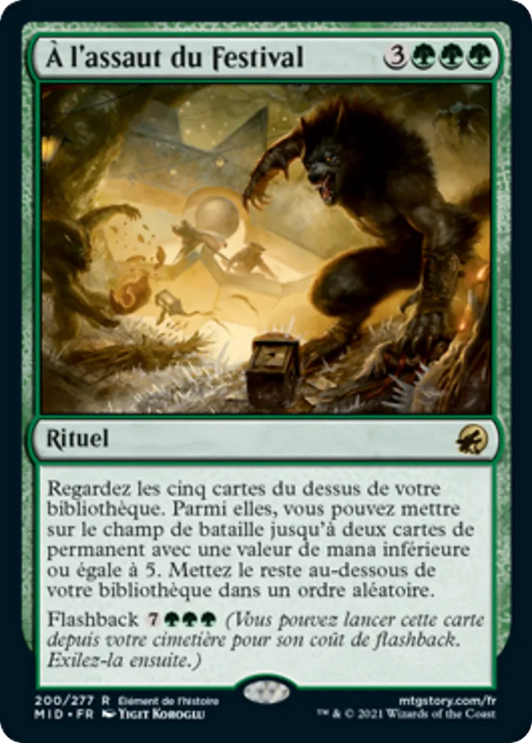 À l'assaut du Festival — Innistrad: Midnight Hunt — Magic: The Gathering