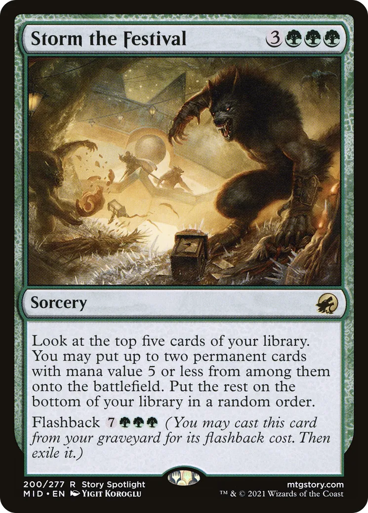 À l'assaut du Festival — Innistrad: Midnight Hunt — Magic: The Gathering