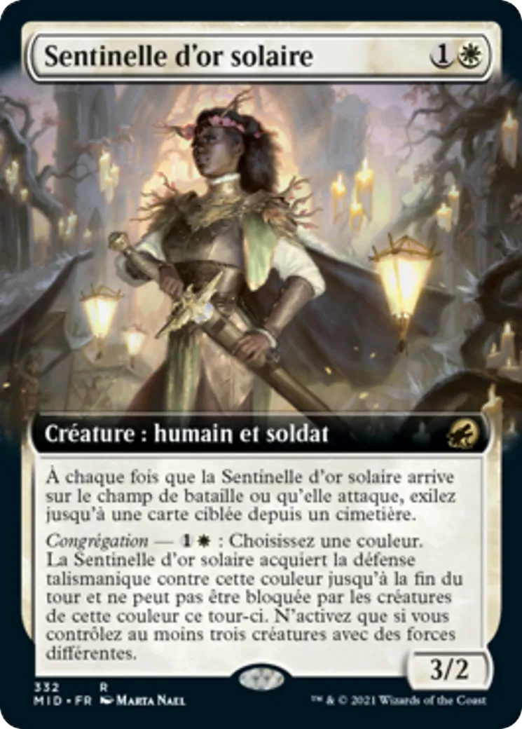 Sentinelle d'or solaire — Innistrad: Midnight Hunt — Magic: The Gathering