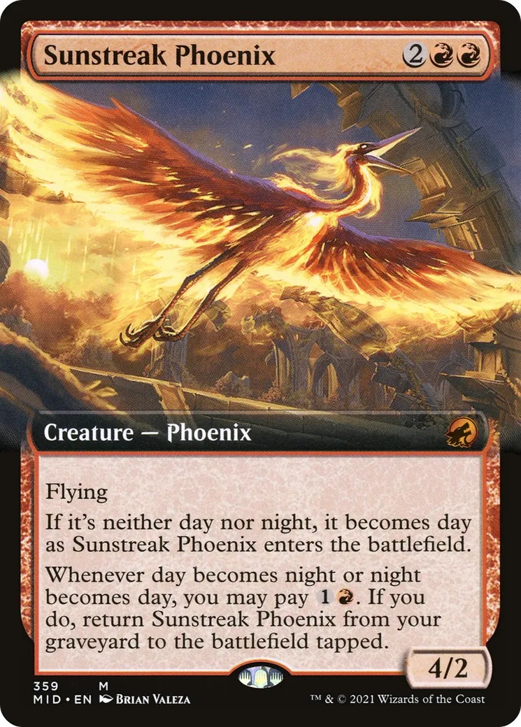 Sunstreak Phoenix — Innistrad: Midnight Hunt — Magic: The Gathering