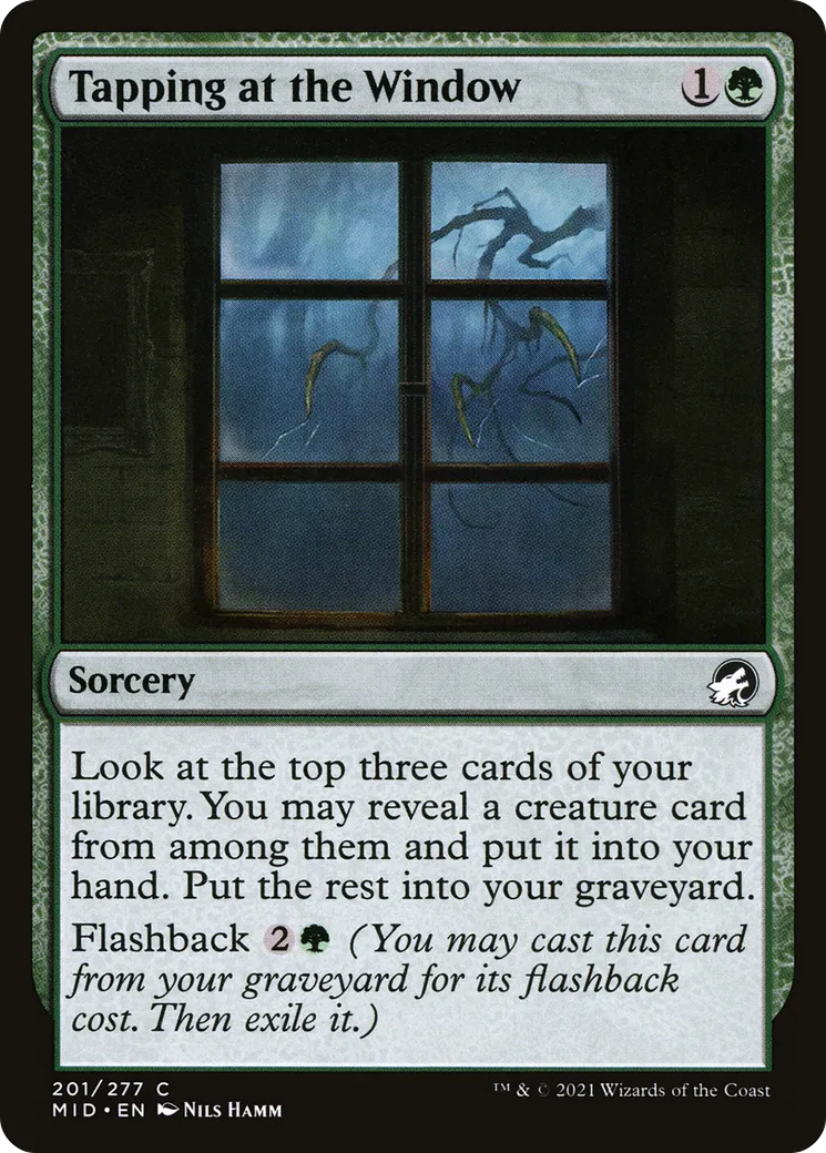 Tapotements à la fenêtre — Innistrad: Midnight Hunt — Magic: The Gathering