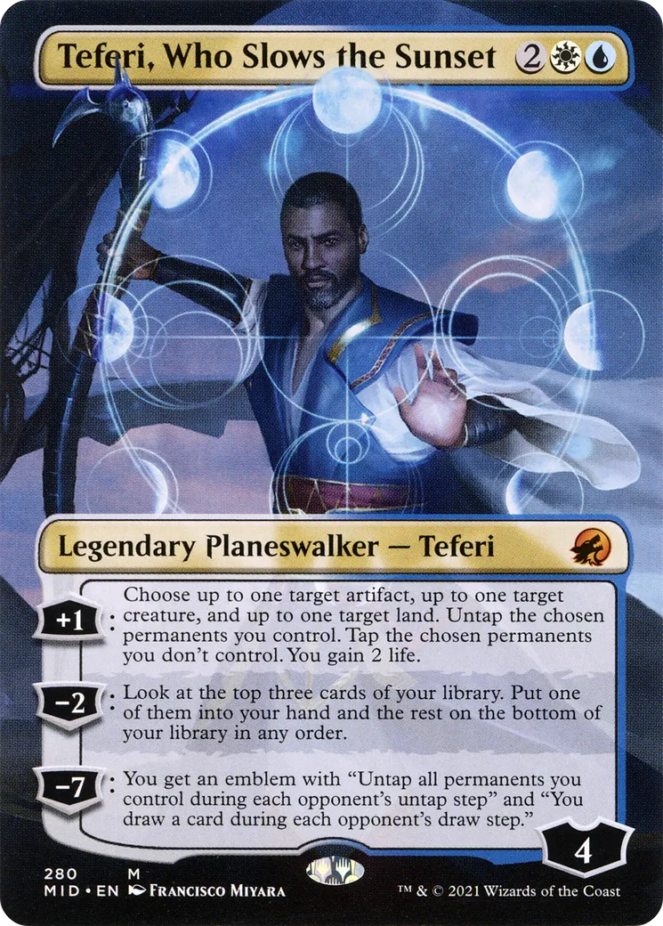 Teferi, Who Slows the Sunset — Innistrad: Midnight Hunt — Magic: The Gathering