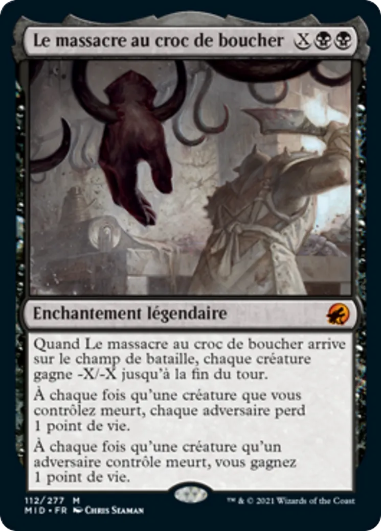 Le massacre au croc de boucher — Innistrad: Midnight Hunt — Magic: The Gathering