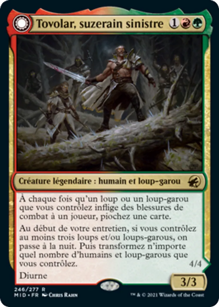 Tovolar, suzerain sinistre // Tovolar, le fléau de minuit — Innistrad: Midnight Hunt — Magic: The Gathering